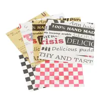 パーソナライズされたロゴサンドイッチバーガー食品包装耐油性プレーンエコフレンドリーなベーキング用ローフパーチメント紙