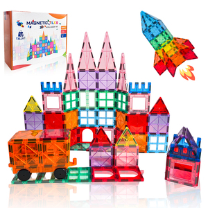 Shinlecobe tùy chỉnh ABS giáo dục 3D mạnh mẽ từ khối trẻ em học tập nam châm thiết lập từ xây dựng gạch cho trẻ em - Product Image 2