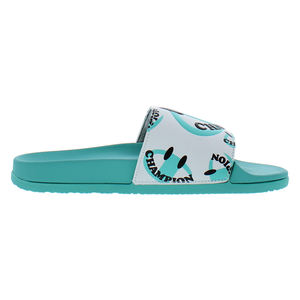 Chaussures pour femmes Champion Ipo Squish Smile Slide Couleur : Teal/Blanc |   100% authentique - Product Image 3