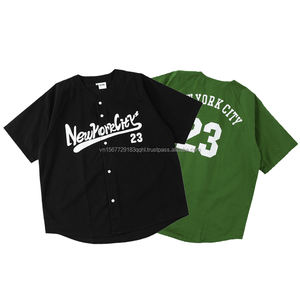 เสื้อกีฬาเบสบอลคอวีสำหรับผู้ชายผู้หญิงเสื้อสวมหัวผ้าโพลีเอสเตอร์พิมพ์ลายแบบระเหิดแห้งเร็วระบายอากาศได้ดี - Product Image 5