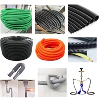 Tubería Corrugada de Polipropileno (PP) Personalizable, Tipo Vacío, Encogible, para Protección de Cables y Equipos Eléctricos