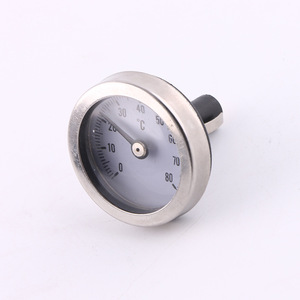 Fabricant OEM Personnalisable Jauge de température de l'eau à affichage LCD bimétallique axial de 40 mm avec tige de mesure en cuivre - Product Image 3