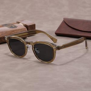 نظارات شمسية فاخرة مخصصة من الشركات المصنعة ظلال حمض البروبيونيك نظارات شمسية عصرية للأظافر والأرز طراز عتيق بالجملة - Product Image 3