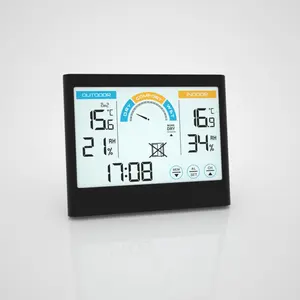 EWETIME fornitura stazione meteorologica digitale Wireless CLASSIC Square Fm Radio Led Digital Smart Alarm Clock Watch Table