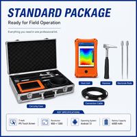 Détecteur d'eau multicanal AIDU ADMT-180ZN 12-60 canaux, espacement de 5 mètres, haute précision, équipement avec écran tactile LCD HD 10,1 pouces