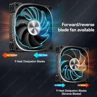 Ventilador de Caja de Ordenador JEYI ARGB de 120 mm, Refrigeración PWM de Bajo Ruido, Luz Divina Sincronizada, 5V 3 Pines, Sincronización con la Placa Base, Alto Rendimiento, OEM