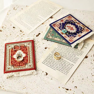 Gran oferta 2024, alfombra de tela con diseño árabe Oriental, alfombrillas para bebidas, estilo persa, posavasos Vintage con borlas para taza de café, posavasos para mesa - Product Image 3