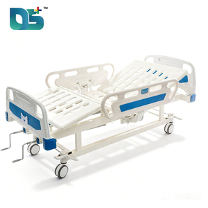 Lit médical réglable silencieux à deux fonctions avec barre latérale, dossier et repose-jambes, pour patient, usage domestique et hospitalier - Product Image 4