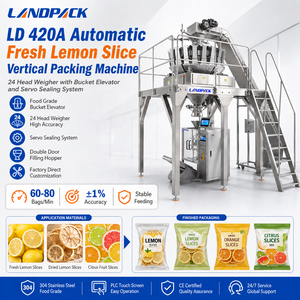 Machine d'emballage pour salades de fruits secs, confiseries, sucre blanc, fruits surgelés, légumes, snacks soufflés, aliments, tranches de citron frais - Product Image 1