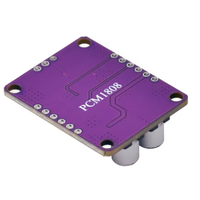 Módulo de Reproductor de Audio Estéreo ADC, Placa Amplificadora Decodificadora de Entrada Analógica de un Solo Extremo, PCM1808