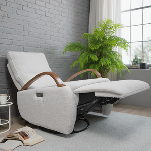 <span class=keywords><strong>Fauteuil</strong></span> de salon en cuir blanc pour la maison, canapé électrique, <span class=keywords><strong>fauteuil</strong></span> en bois - Product Image 1