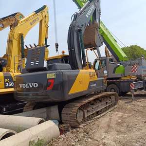 Excavatrice Volvo EC210 de 21 tonnes en excellent état, moteur Caterpillar, prix bas, excavatrice Volvo 210 d'occasion en vente - Product Image 4