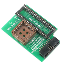 Adaptateur de programmation IC, prise noire ZIF PLCC44/DIP42 pour la programmation de puces EEPROM 27Cxxx/27Vxxx, accessoires XGecu T48