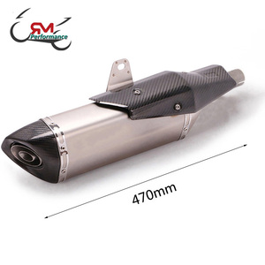Système D'échappement complet Modifié Silencieux D'échappement Pour HONDA X-ADV <span class=keywords><strong>750</strong></span> 2017-2019 XADV <span class=keywords><strong>750</strong></span> Avant modifié Lien Intermédiaire Silencieux - Product Image 4