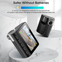 Boîte noire pour voiture Caméra de bord haute définition 4k Caméra de bord de voiture Caméra de bord 4k Vision de nuit Enregistreur de conduite avec moniteur de stationnement 24H