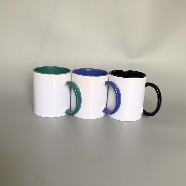Custom 11oz Sublimation Blanks - Colored Inner Mug Ceramic
