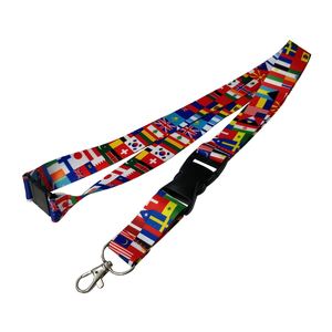New Most Popular Custom <b>Polyester</b> Sublimation Neck <b>Lanyard</b> Strap Wholesale - Product Image 2