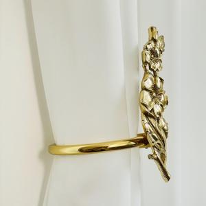 Rèm cố định rèm treo tường kim loại rèm móc-Lily của thung lũng (Đồng thau thủ công) - Product Image 5