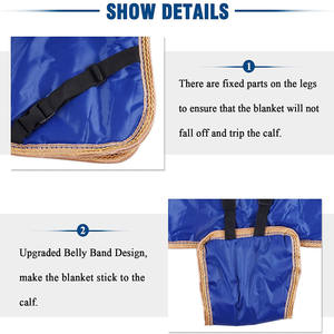 Abrigo de becerro estampado de vaca manta de bebé alfombra invierno oveja manta potro caballo Manta - Product Image 5