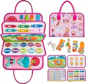 Venta al por Mayor de Juguetes de Viaje Montessori para Niños Pequeños, Libro de Actividades, Juguetes Sensoriales para Niños Pequeños, Tablero de Actividades Montessori para Niños Pequeños - Product Image 2