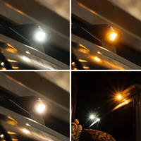 Luces LED GNSOURCE de Alta Calidad, Tricolor (Blanco, Ámbar, Blanco Cálido), 500lm, 9W, 12V, para Barcos, Jeeps, SUV, ATV, Camiones y Accesorios para Autos