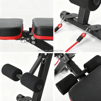 Zoshine Banc d'exercice pliable pour haltères et abdominaux, équipement de fitness domestique unisexe