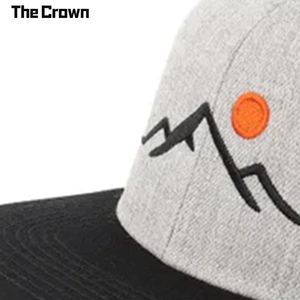 Custom Logo 3D Embroidered 6 Panel Snapback Hat Wholesale Bulk Textured <b>Flat</b> Brim <b>Cap</b> With Mountain Logo Manufacturer - Product Image 2