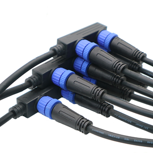 กล่องแยกสายไฟ M19จอแสดงผล LED แบบกำหนดเอง M19 IP68ขั้วต่อแบบกันน้ำ2ขาสำหรับไฟถนนพลังงานแสงอาทิตย์ - Product Image 3