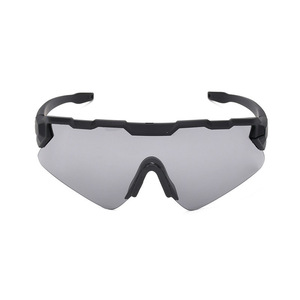 Lunettes de sécurité tactiques, monture intégrale, verres en polycarbonate, anti-buée, protection sur chantier, transparentes, PC, sport, utilisation en extérieur - Product Image 3
