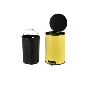 Victoire — poubelle à poussière de 8l, poubelle à pédale revêtu de couleur, vente en gros, corbeille à poussière - Product Image 4