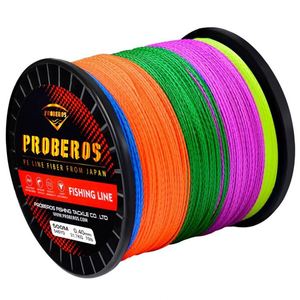 สายเบ็ดตกปลาแบบถัก PROBEROS 300M 8 เส้น PE  40LB-300LB 5 สี สำหรับใช้ในทะเลสาบ แม่น้ำ ลำธาร และมหาสมุทร - Product Image 6