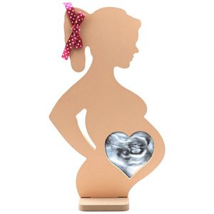 Pregnant Women Gifts Wood Ultrasound <b>Picture</b> <b>Frame</b> Sonogram Photo - Product Image 1