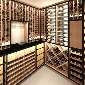 Tủ rượu gỗ nguyên khối, kiểu dáng cổ điển, chất lượng cao, có thể tùy chỉnh - Product Image 2