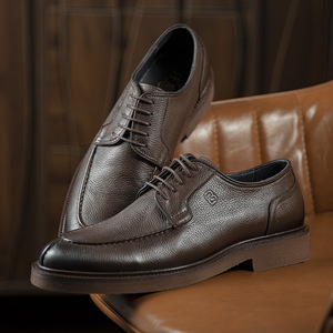 <span class=keywords><strong>Chaussures</strong></span> habillées pour hommes en cuir de vache véritable respirant, nouvelle conception, grande taille, <span class=keywords><strong>chaussures</strong></span> de bureau formelles, <span class=keywords><strong>chaussures</strong></span> de carrière décontractées, <span class=keywords><strong>chaussures</strong></span> Oxford pour hommes - Product Image 1