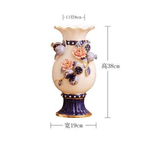 แจกันเซรามิกและพอร์ซเลนสีทองรอยัลใหม่ - Product Image 6