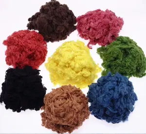 100% Viscose Staple Fiber Bright Dyed for Top Dyed Melange Yarn Spinning, Non-Woven Fabrics