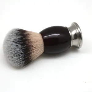 premium wood handle Men's Shaving Brush Gift Silver tip Badger Hair High Grade Hand Made OEM ODM grooming beard brush