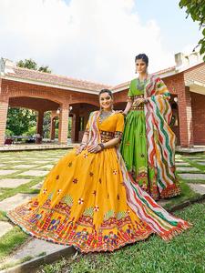Buena calidad Colección Navratri Chaniya Choli y Lehenga Choli para mujer Ropa de fiesta Diseñador Lehenga Choli - Product Image 3