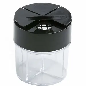 Pote para tempero 4 em 1, multicâmara, recipiente para ervas, temperos, garrafa, pote para temperos, 120ml