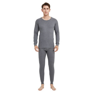 Di alta qualità lunghezza regolare Anti-odore <span class=keywords><strong>manica</strong></span> <span class=keywords><strong>lunga</strong></span> biancheria <span class=keywords><strong>intima</strong></span> intrecciata Standard termica per gli uomini 100% <span class=keywords><strong>cotone</strong></span> - Product Image 1