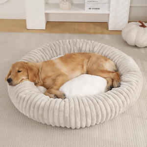 Nueva perrera nido de gato cama de perro de felpa cama cálida de invierno para perros gatos estera de dormir sofá cama redonda para perro - Product Image 4