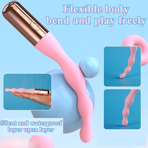 Silikon Boncuklu Anal <span class=keywords><strong>Plug</strong></span> Vibratör Vajina Prostat Masaj Aleti Yapay Penis Klitoris Stimülatörü Mastürbasyon Seks Oyuncakları Erkekler ve Kadınlar için - Product Image 3