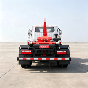 รถบรรทุกขยะแบบ Hook Lift ยี่ห้อ Nanjun 4x2 ขนาด 10 ลูกบาศก์เมตร 10 ตัน พร้อมแขนยกแบบ Roll Rear Loader เครื่องยนต์ดีเซล ยูโร 2 เกียร์ธรรมดา - Product Image 2