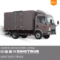 Il camion del furgone del carico di sinotruk howo 4X2 4X4 ha usato il mini camion leggero del carico per il camion del carico della costruzione