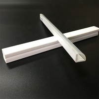 Boîtier de tube de lumière led en acrylique, extrusion co, profil pmma, polycarbonate, diffuseur double couleur, couvercle de lampe, lentille linéaire de cheminée