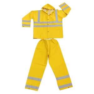 Traje de Lluvia de Poliéster de Lujo de Alta Visibilidad de Gran Venta para Motociclistas y Ciclistas, <span class=keywords><strong>Impermeable</strong></span>, Portátil con Logo para Pesca - Product Image 6