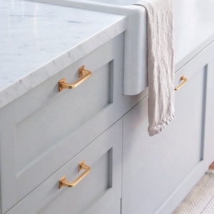 YONFIA 3712ARTS Wholesale Luxury Traditional Design Kitchen Furniture <strong>Drawer</strong> Handle <strong>Pull</strong> Rose <strong>Gold</strong> Cabinet Cup <strong>Pull</strong> Handle - Product Image 4