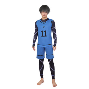 Ensemble de maillots de cosplay Blue Lock Team Z, costume d'anime, tenue complète - Product Image 2