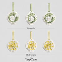 Pendentif Pierre Parfumée Plâtre Motif Gardénia Diffuseur Parfum Longue Durée Maison Bureau Hôtel Placard