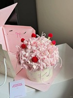 Bunga Sabun Raksasa Abadi Buket Mawar Buatan Susunan Gradasi Ombre Hari Valentine Hari Ibu Ulang Tahun Qixi